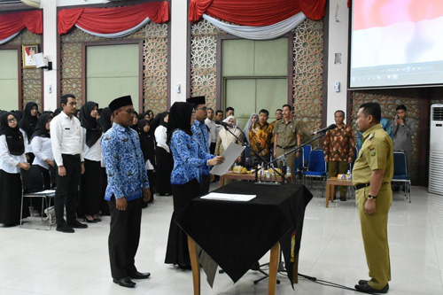 Sebanyak 210 CPNS Kampar Terima SK Serta Ambil Sumpah